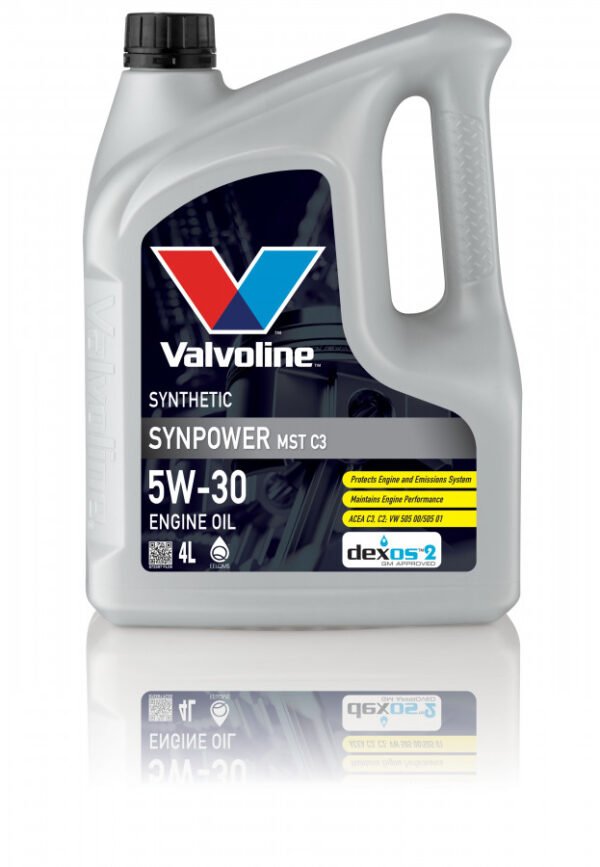 Mootoriõli Synpower MST C3 5W30 4L, Valvoline