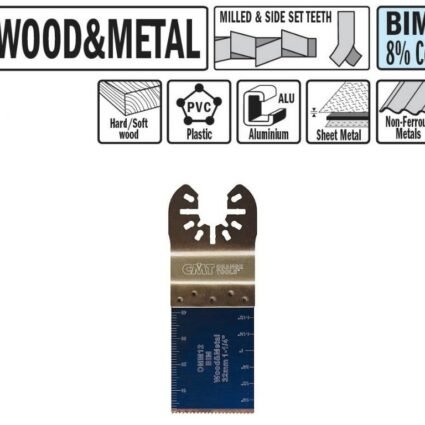 Multitööriista tera puidule ja metallile 32mm Z18TPI BiM Co8