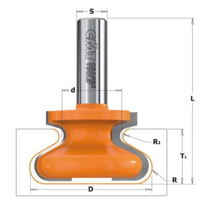 Näpusoonefrees S=8 D=38
