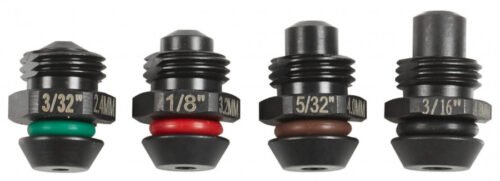 Needitangide otsakomplekt Milwaukee M12 (2,4-4,8mm) - 4 osaline