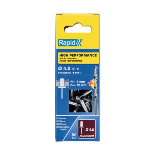Neet alumiinum Al 4,8x16mm 50tk + Drill C, Rapid