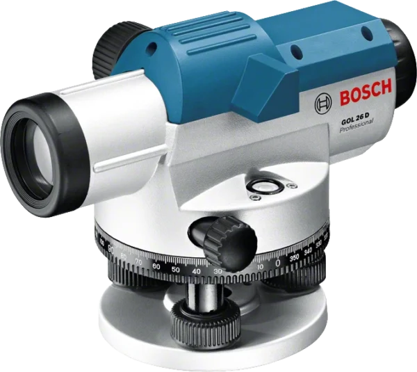 Optiline niveliir Bosch GOL 26 D + statiiv BT 150 + mõõtelatt GR500