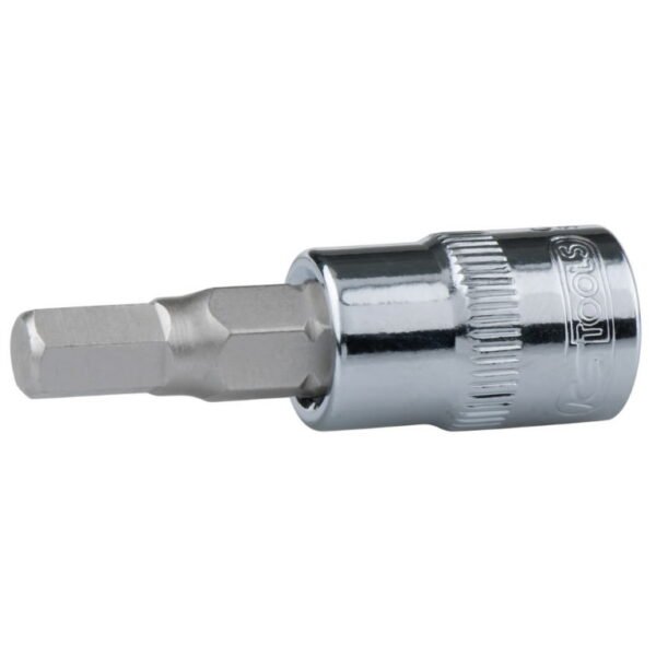 Otsakupadrun 6-kanti  1/4" CHROMEplus 3mm, KS Tools