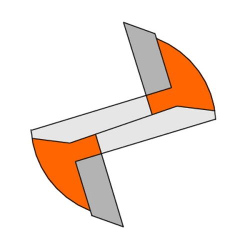 Otsfrees S=8mm, D=10mm, CMT