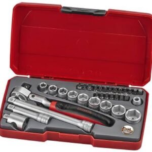 Padrunvõtmekomplekt. 3/8'' nelikantkinnitusega Teng Tools T3834S | Käsitööriistad>Padrunid>Padrunite komplektid | Teng Tools | Trollo.ee | Üle 10 000 toote