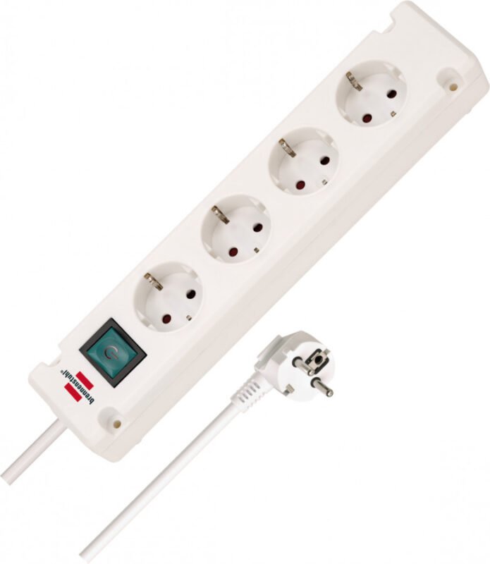 Pikendusjuhe 230 V IP20 1,5m white, Brennenstuhl