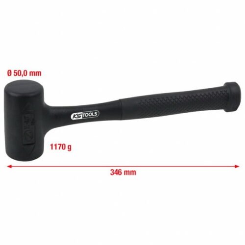 Põrkevaba haamer 620g, KS Tools