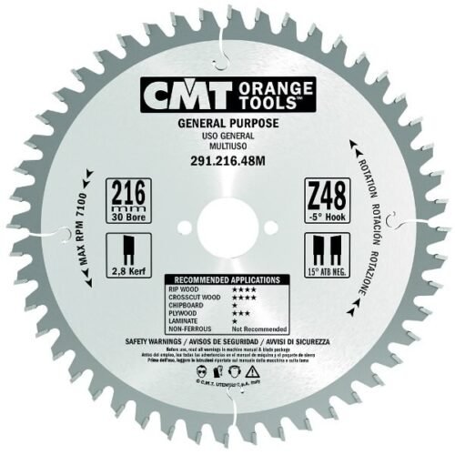 Saeketas HM 170x2,6x30 Z24, CMT