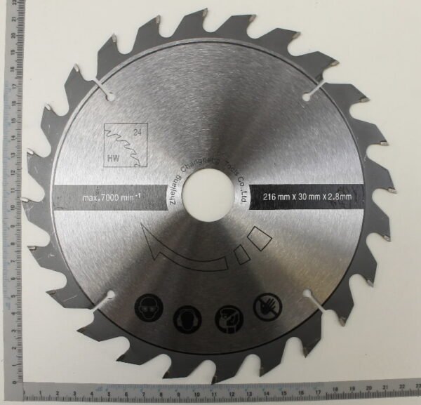 Saeketas HW Ø216x2,8x30mm, z24, Scheppach