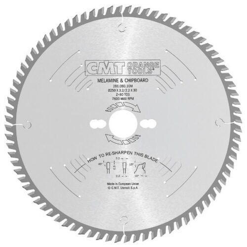Saeketas Laminaatplaadile 160x2,2/30mm Z48 a10° bTCG, CMT