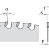 Saeketas metallile HW 190x2/30mm Z40, CMT - Image 3