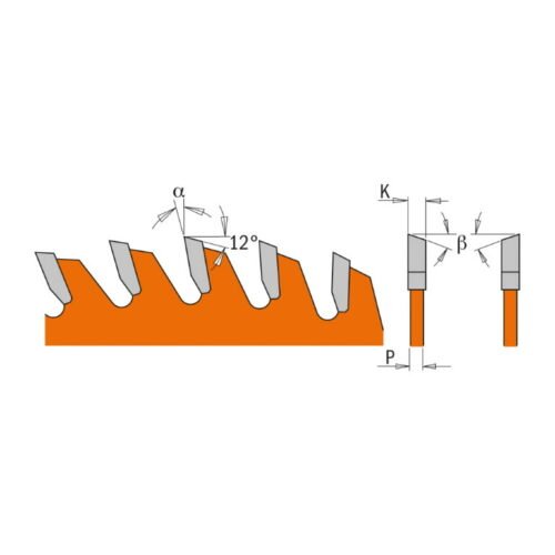 Saeketas puidule ITK Plus 165x1,6/1,0x20(+15,) Z56 a=12° b=15° ATB, CMT