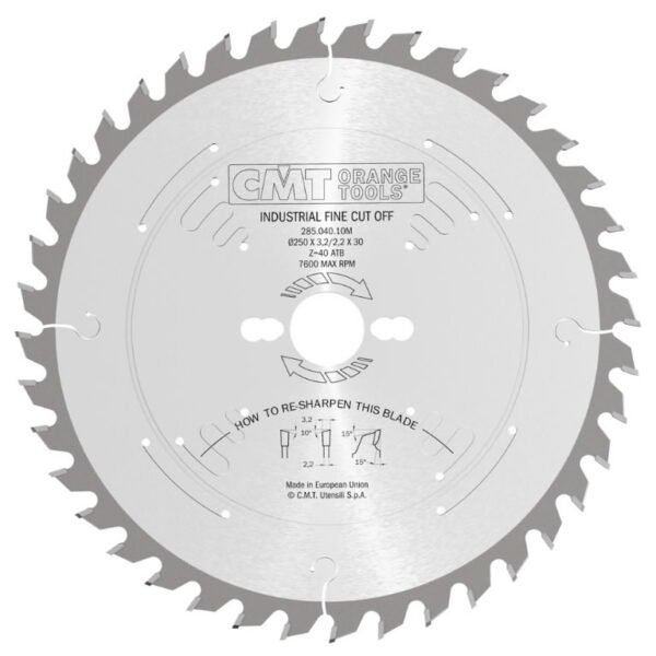 Saeketas puidule universaalne Industrial Line HW 254x2,4/1,8x30 Z60 a=-5° b=15° ATB, CMT