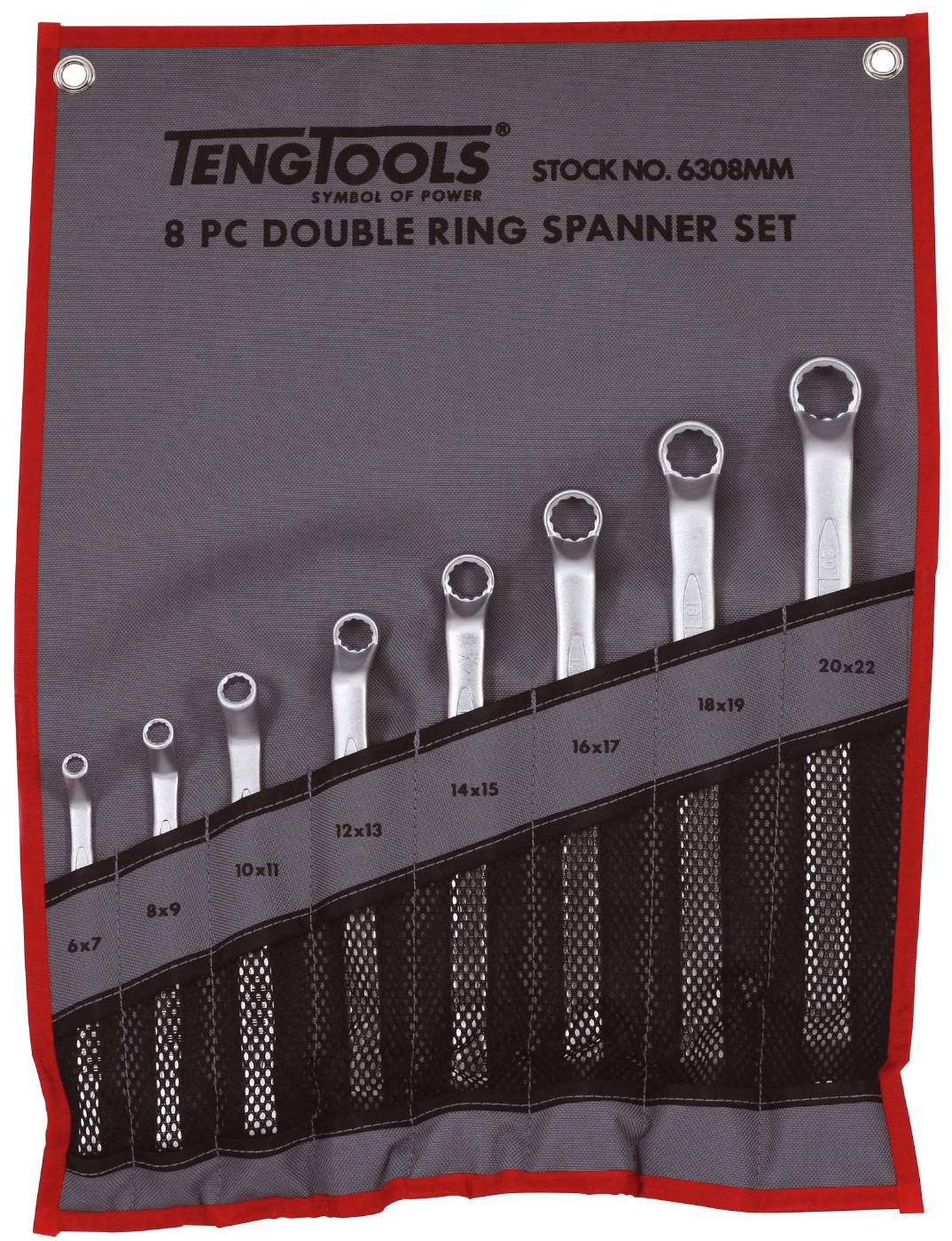 Silmusvõtmete komplekt Teng Tools 6308MM | Käsitööriistad>Mutrivõtmed>Lehtvõtmed | Teng Tools | Trollo.ee | Üle 10 000 toote