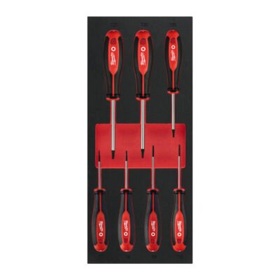 TORX kruvikeerajate komplekt Milwaukee SET1 vahtmaterjalist vaheleht