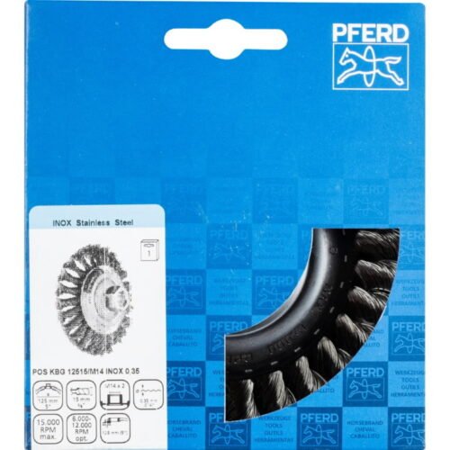 Taldrikhari punutud KBG Inox 125mm/M14 0