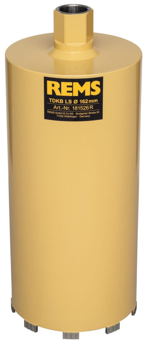 Teemant-kroonpuur REMS TDKB LS 162 × 320 × UNC 1¼