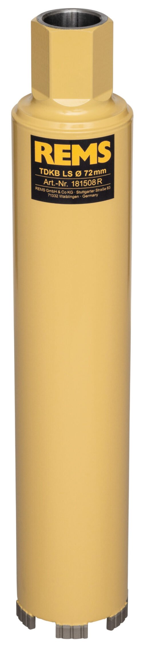 Teemant-kroonpuur REMS TDKB LS 72 × 320 × UNC 1¼ | Tarvikud>Puurid>Teematpuurid | REMS | Trollo.ee | Üle 10 000 toote