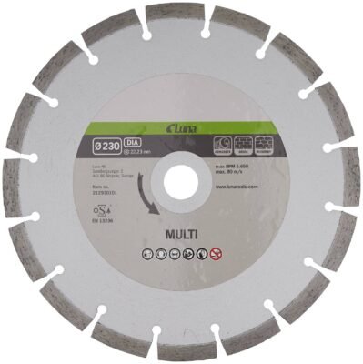 Teemantlõikeketas Multi | Tarvikud>Lõikekettad>Teemant lõikekettad | Luna Tools | Trollo.ee | Üle 10 000 toote
