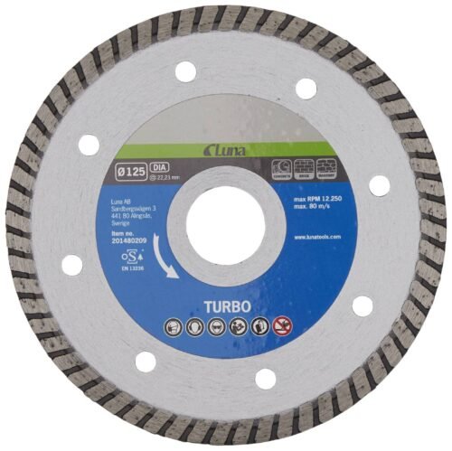 Teemantlõikeketas Turbo | Tarvikud>Lõikekettad>Teemant lõikekettad | Luna Tools | Trollo.ee | Üle 10 000 toote