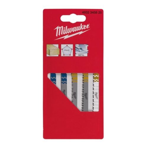 Tikksae terade komplekt Milwaukee  (puit + metall)  - 5 osaline