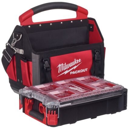 Tööriistakott Milwaukee Tote 40Cm + tarvikute karp Compact Käsitööriistad>Tööriistakastid ja kärud | Trollo.ee | Üle 10 000 toote