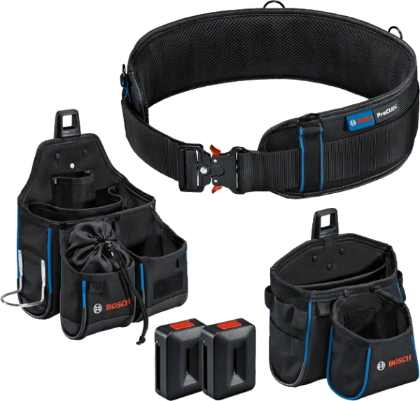Tööriistavöö komplekt Bosch Belt 93 /S/M) + lisataskud