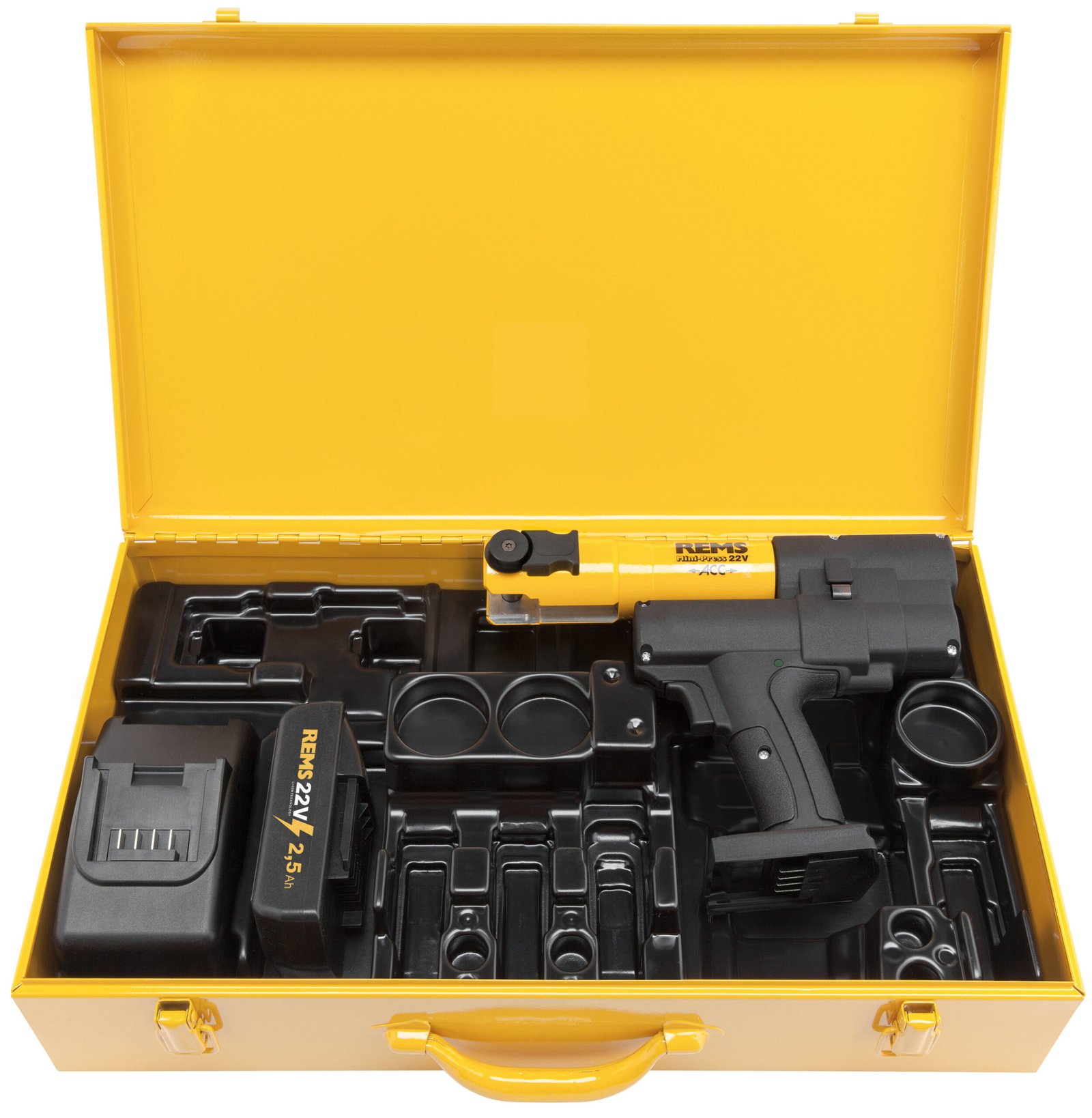 Torupress REMS Mini-Press 22 V ACC Basic-Pack (terasplekist kohver)
