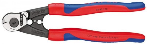 Trossilõikur 190mm kuni D7mm comfort käepide, Knipex