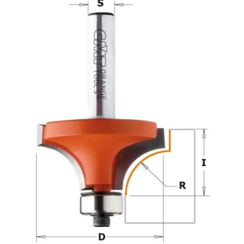 Ümardusfrees laagriga HW R=16 D=44,5 I=22 S=8, CMT