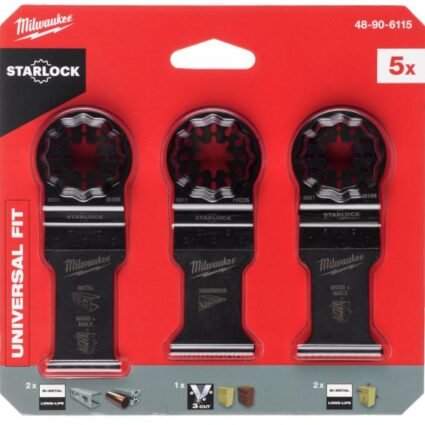 Universaallõikuri terad Milwaukee (puit + metall) - 5 osaline Tarvikud>Universaallõikuri terad | Trollo.ee | Üle 10 000 toote